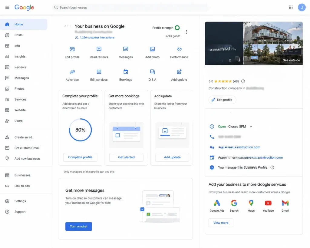 Google Business Profile setup and optimization as part of off-page SEO strategy